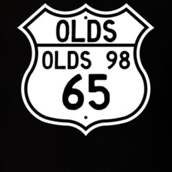Highway Route Sign 1965 Oldsmobile Olds 98  T Shirt