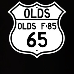 Highway Route Sign 1965 Oldsmobile Olds F-85  T Shirt