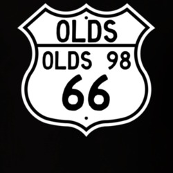 Highway Route Sign 1966 Oldsmobile Olds 98  T Shirt