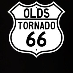 Highway Route Sign 1966 Oldsmobile Tornado  T Shirt