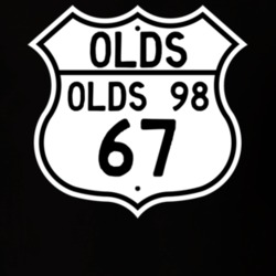 Highway Route Sign 1967 Oldsmobile Olds 98  T Shirt