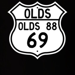 Highway Route Sign 1969 Oldsmobile Olds 88  T Shirt