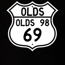 Highway Route Sign 1969 Oldsmobile Olds 98  T Shirt