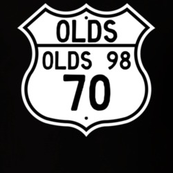 Highway Route Sign 1970 Oldsmobile Olds 98  T Shirt