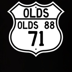 Highway Route Sign 1971 Oldsmobile Olds 88  T Shirt
