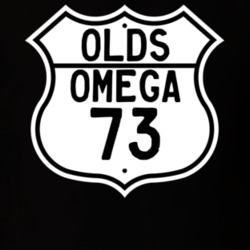 Highway Route Sign 1973 Oldsmobile Omega  T Shirt