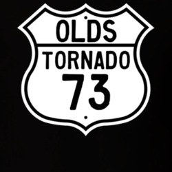 Highway Route Sign 1973 Oldsmobile Tornado  T Shirt