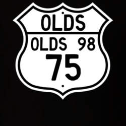 Highway Route Sign 1975 Oldsmobile Olds 98  T Shirt