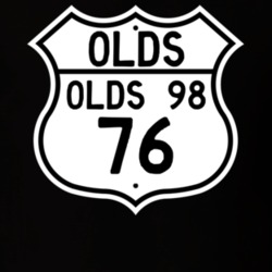 Highway Route Sign 1976 Oldsmobile Olds 98  T Shirt