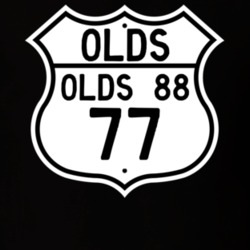 Highway Route Sign 1977 Oldsmobile Olds 88  T Shirt