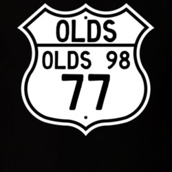 Highway Route Sign 1977 Oldsmobile Olds 98  T Shirt