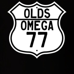 Highway Route Sign 1977 Oldsmobile Omega  T Shirt