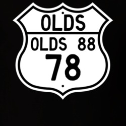 Highway Route Sign 1978 Oldsmobile Olds 88  T Shirt