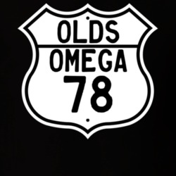 Highway Route Sign 1978 Oldsmobile Omega  T Shirt