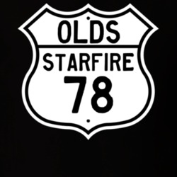 Highway Route Sign 1978 Oldsmobile Starfire  T Shirt