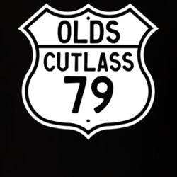 Highway Route Sign 1979 Oldsmobile Cutlass  T Shirt