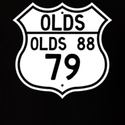 Highway Route Sign 1979 Oldsmobile Olds 88  T Shirt