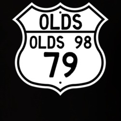 Highway Route Sign 1979 Oldsmobile Olds 98  T Shirt