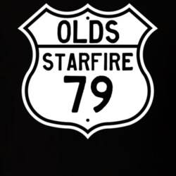 Highway Route Sign 1979 Oldsmobile Starfire  T Shirt