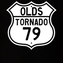 Highway Route Sign 1979 Oldsmobile Tornado  T Shirt