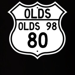 Highway Route Sign 1980 Oldsmobile Olds 98  T Shirt
