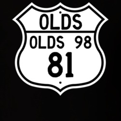 Highway Route Sign 1981 Oldsmobile Olds 98  T Shirt