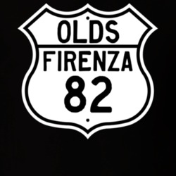 Highway Route Sign 1982 Oldsmobile Firenza  T Shirt