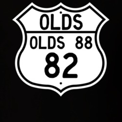 Highway Route Sign 1982 Oldsmobile Olds 88  T Shirt