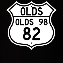 Highway Route Sign 1982 Oldsmobile Olds 98  T Shirt