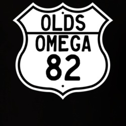 Highway Route Sign 1982 Oldsmobile Omega  T Shirt