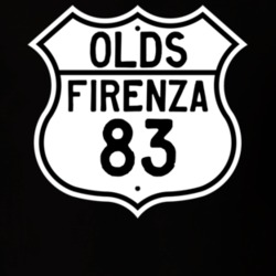 Highway Route Sign 1983 Oldsmobile Firenza  T Shirt