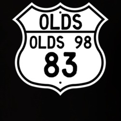 Highway Route Sign 1983 Oldsmobile Olds 98  T Shirt