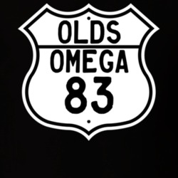 Highway Route Sign 1983 Oldsmobile Omega  T Shirt