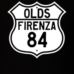 Highway Route Sign 1984 Oldsmobile Firenza  T Shirt