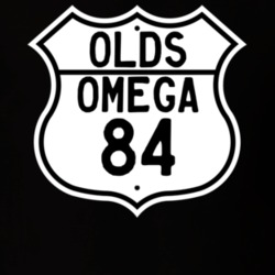 Highway Route Sign 1984 Oldsmobile Omega  T Shirt