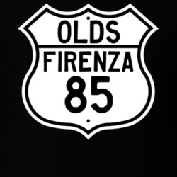 Highway Route Sign 1985 Oldsmobile Firenza  T Shirt