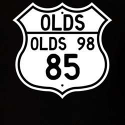 Highway Route Sign 1985 Oldsmobile Olds 98  T Shirt