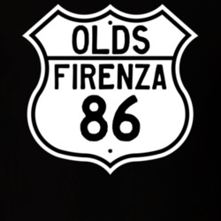 Highway Route Sign 1986 Oldsmobile Firenza  T Shirt