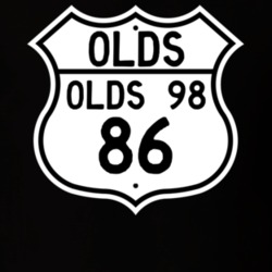 Highway Route Sign 1986 Oldsmobile Olds 98  T Shirt
