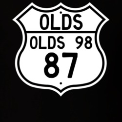 Highway Route Sign 1987 Oldsmobile Olds 98  T Shirt