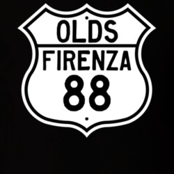 Highway Route Sign 1988 Oldsmobile Firenza  T Shirt
