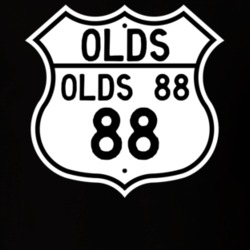 Highway Route Sign 1988 Oldsmobile Olds 88  T Shirt
