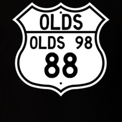 Highway Route Sign 1988 Oldsmobile Olds 98  T Shirt