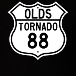 Highway Route Sign 1988 Oldsmobile Tornado  T Shirt
