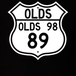 Highway Route Sign 1989 Oldsmobile Olds 98  T Shirt