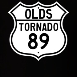 Highway Route Sign 1989 Oldsmobile Tornado  T Shirt