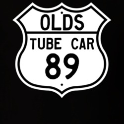 Highway Route Sign 1989 Oldsmobile Tube  T Shirt