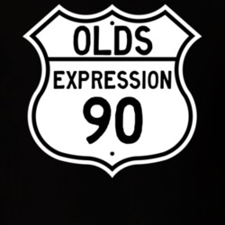 Highway Route Sign 1990 Oldsmobile Expression  T Shirt