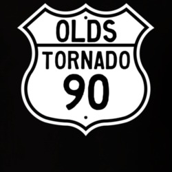 Highway Route Sign 1990 Oldsmobile Tornado  T Shirt