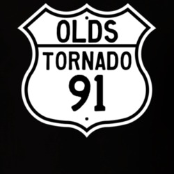 Highway Route Sign 1991 Oldsmobile Tornado  T Shirt